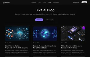 Bika.ai blog — screenshot of the productivity & writing AI tool, 2026-10-02