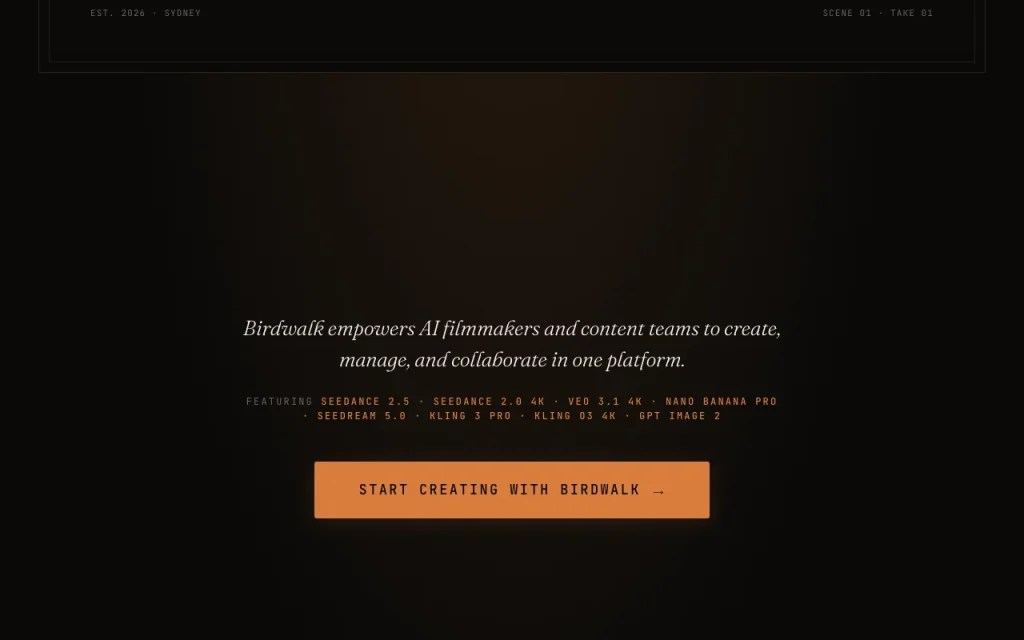 Birdwalk documentation — screenshot of the video AI tool, Oct 2, 2026