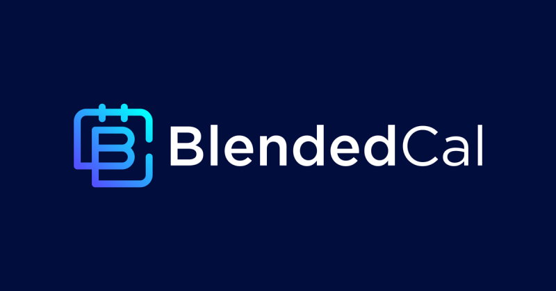 BlendedCal homepage screenshot, productivity & writing AI tool