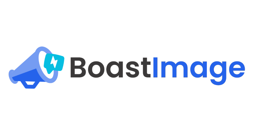 Capture d'écran de la page d'accueil de Boast Image, outil d'IA productivité et rédaction