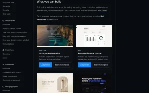 Bolt.new documentation — screenshot of the coding AI tool, 2026-10-31