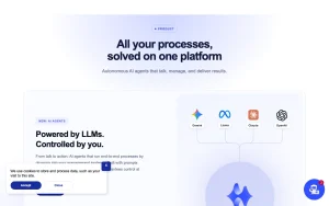 Botmaker homepage — screenshot of the chat assistants AI tool, 2026-10-01