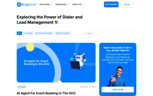 Brightcall.ai blog — screenshot of the productivity & writing AI tool, 2026-10-02