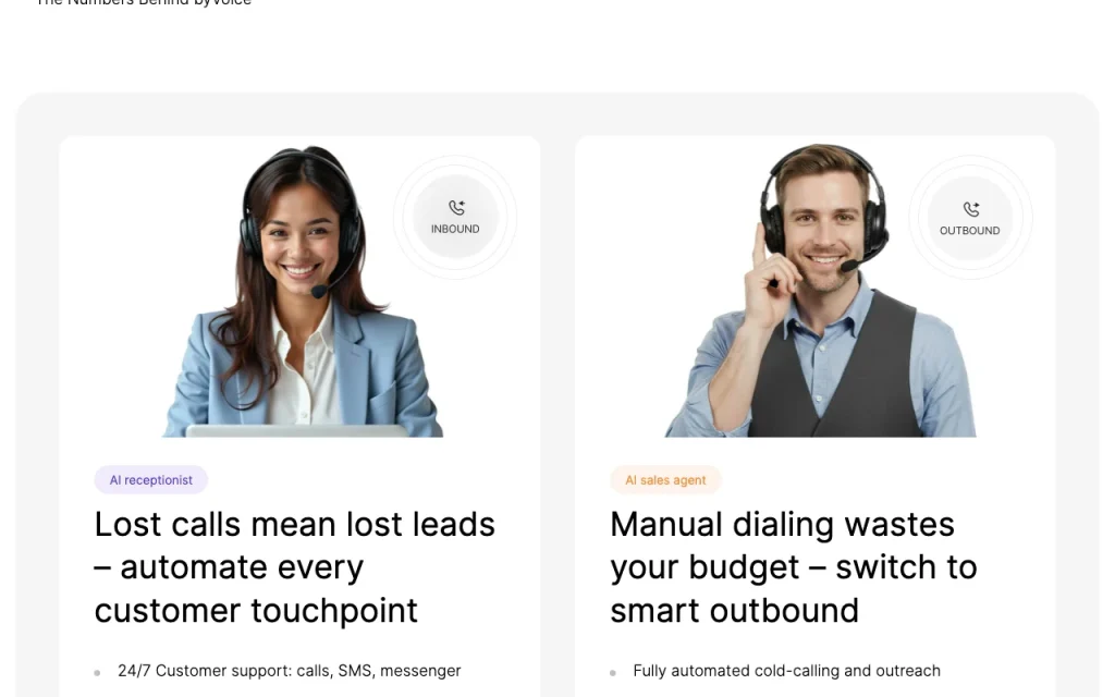 byVoice homepage — screenshot of the audio & voice AI tool, Oct 2, 2026