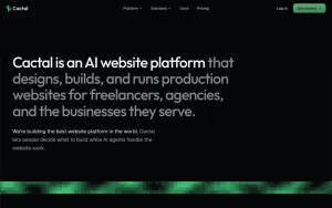 Cactal about page — screenshot of the coding AI tool, 2026-10-01
