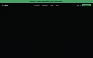 Cactal homepage — screenshot of the coding AI tool, 2026-10-01