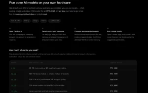CanIRun.ai homepage — screenshot of the research & search AI tool, 2026-10-01