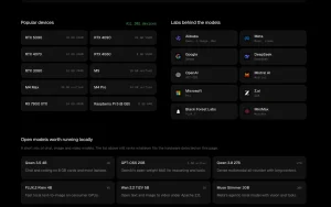 CanIRun.ai homepage — screenshot of the research & search AI tool, 2026-10-01