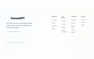 CanvasGPT pricing page with plans and prices — screenshot of the productivity & writing AI tool, 2026-10-02