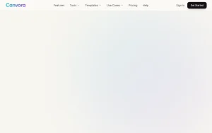 Canvora features page — screenshot of the image generation AI tool, 2026-10-02