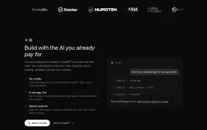 Capacity homepage — screenshot of the coding AI tool, 2026-10-01