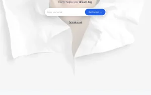 Carly (formerly CalBot) homepage — screenshot of the productivity & writing AI tool, 2026-10-01