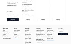 Carly (formerly CalBot) pricing page with plans and prices — screenshot of the productivity & writing AI tool, 2026-10-01