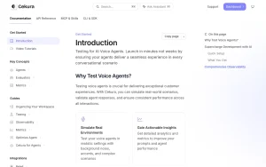 Cekura documentation — screenshot of the coding AI tool, 2026-10-02