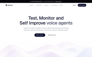 Cekura homepage — screenshot of the coding AI tool, 2026-10-02