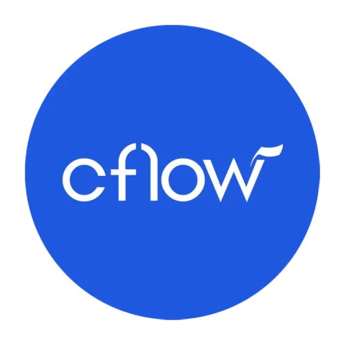 Cflow homepage screenshot, productivity & writing AI tool