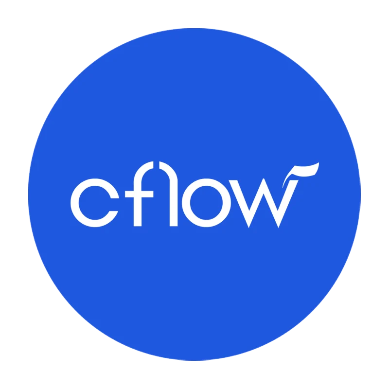 Cflow homepage screenshot, productivity & writing AI tool