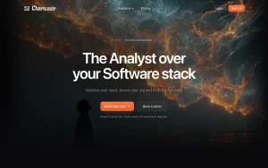 Chartcastr homepage page homepage screenshot, productivity & writing AI tool