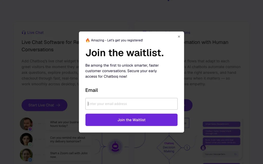 Chatboq homepage — screenshot of the productivity & writing AI tool, Oct 2, 2026