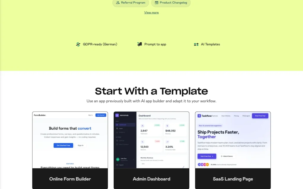Chattee homepage — screenshot of the coding AI tool, Oct 1, 2026
