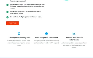 Chattitude homepage page homepage screenshot, productivity & writing AI tool