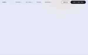 clariBI homepage page homepage screenshot, productivity & writing AI tool