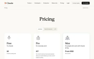 Claude Code pricing page with plans and prices — screenshot of the coding AI tool, 2026-10-02