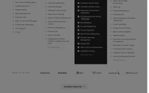 ClickUp Brain pricing page homepage screenshot, productivity & writing AI tool
