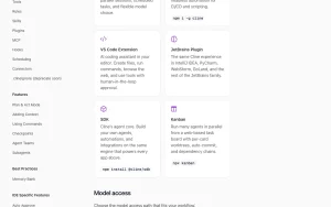 Cline documentation — screenshot of the coding AI tool, 2026-10-02