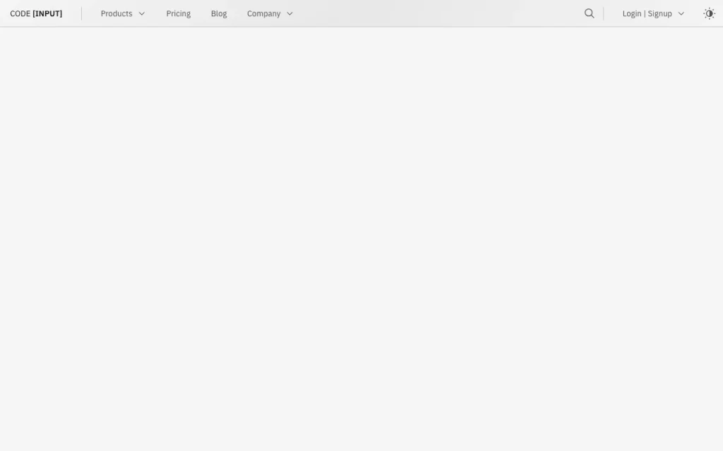 Code Input Startseite – Screenshot des KI-Tools coding, Oct 1, 2026