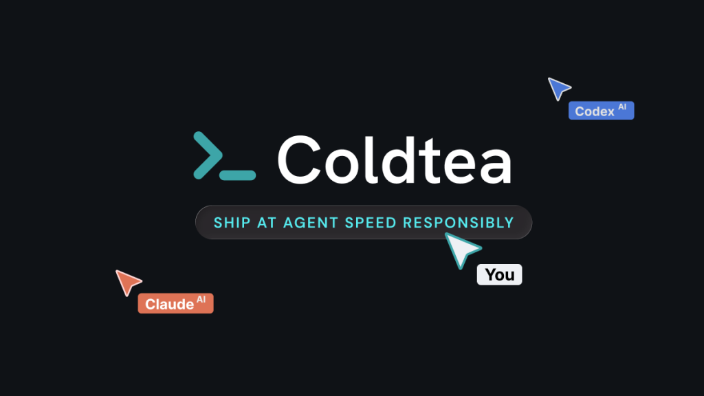 Captura de la página de inicio de Coldtea, herramienta de IA programación