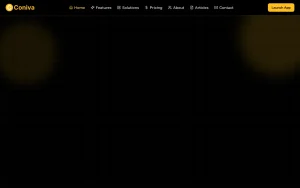 Coniva.ai homepage — screenshot of the chat assistants AI tool, 2026-10-02