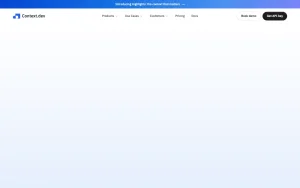 Context.dev homepage — screenshot of the coding AI tool, 2026-10-01