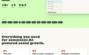 Crowbert homepage page homepage screenshot, productivity & writing AI tool