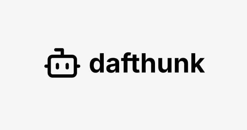 Dafthunk homepage screenshot, productivity & writing AI tool