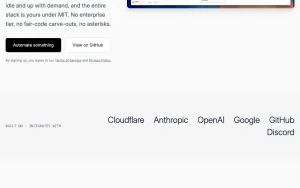 Dafthunk homepage — screenshot of the productivity & writing AI tool, 2026-10-02