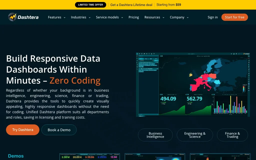 Dashtera Startseite – Screenshot des KI-Tools produktivität & schreiben, Oct 1, 2026