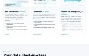 DealerAI homepage — screenshot of the productivity & writing AI tool, 2026-10-02