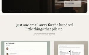 Deck homepage — screenshot of the productivity & writing AI tool, 2026-10-01