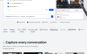Demodesk homepage — screenshot of the productivity & writing AI tool, 2026-10-02