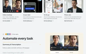 Demodesk homepage — screenshot of the productivity & writing AI tool, 2026-10-02