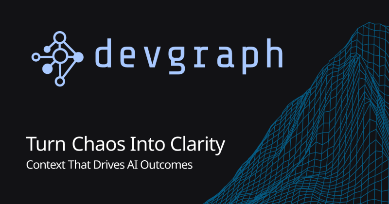Devgraph.ai homepage screenshot, coding AI tool