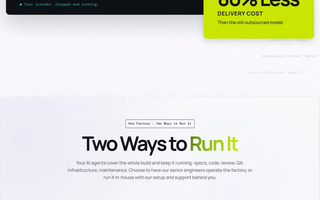 DevHawk homepage — screenshot of the coding AI tool, Oct 2, 2026