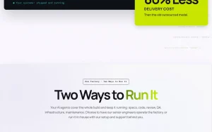 DevHawk homepage — screenshot of the coding AI tool, 2026-10-02