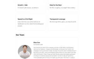 Didoo AI about page — screenshot of the productivity & writing AI tool, 2026-10-02