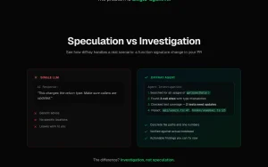 diffray homepage — screenshot of the coding AI tool, 2026-10-02