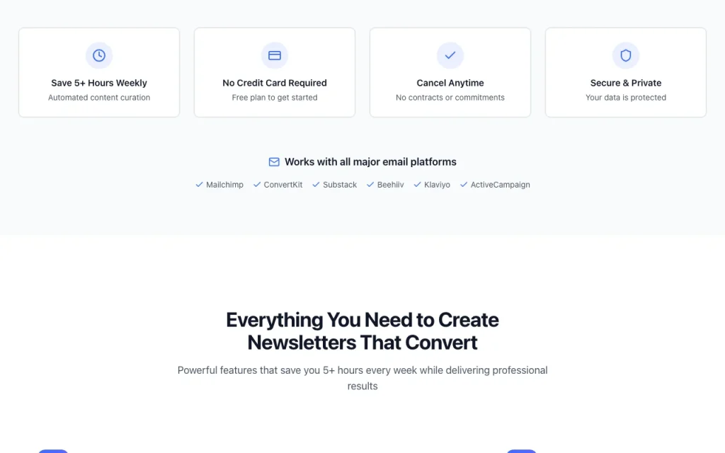 DigestFlow AI homepage — screenshot of the productivity & writing AI tool, Oct 2, 2026