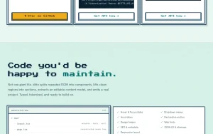 Ditto homepage — screenshot of the coding AI tool, 2026-10-02