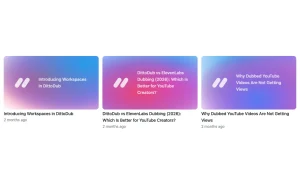DittoDub blog — screenshot of the audio & voice AI tool, 2026-10-02