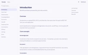 Docubix documentation — screenshot of the productivity & writing AI tool, 2026-10-01